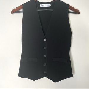 Zara black vest (small)